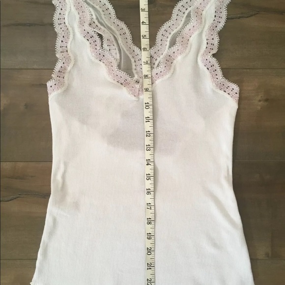 SOLD Free People Ribbed Lace Tank - Picture 8 of 9